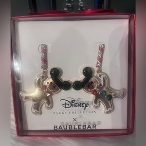 Disney Parks NWT Bauble Bar Gingerbread Earrings